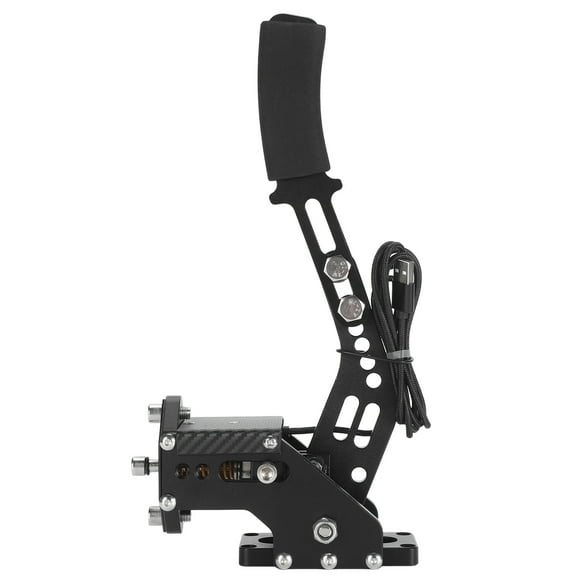 16Bit PC USB Handbrake, Racing Games Handbrake for G27 G29 G920 G923 T500 T300 for FANATECOSW LFS DIRT with Fixation Clamp Plate for PC for