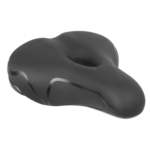 Asiento para bicicleta 260 x 175mm ancho antiprostatico negro TL-2101 Teide