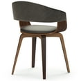 thumbnail image 6 of Simpli Home Lowell Bentwood Dining Chair in Distressed Brown Vegan Faux Leather, 6 of 11