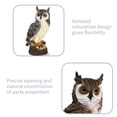 thumbnail image 7 of Resin Owl Garden Statue Decorative Yard Ornament, Realistic Animal Figurine with Handcrafted Details, Indoor Outdoor Lawn Patio Home Decor, 7 of 7