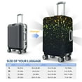 thumbnail image 4 of Uemuo Luxury golden sparkle Printed Washable Luggage Cover - Fashion Suitcase Protector Fits 18-32 Inch Luggage-X-Large, 4 of 7