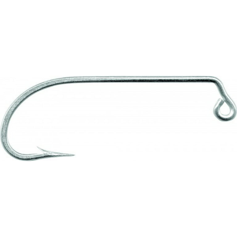 Eagle Claw O'Shaughn Jig Classic Hooks (100-Pack), Size 2/0, Silver