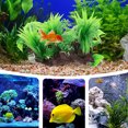 thumbnail image 4 of FRCOLOR Stylish Green Artificial Aquarium Plant for Betta Fish Tank Decor, 4 of 5