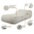 thumbnail image 4 of Classic Accessories Montlake Fadesafe Frameless Furniture - Indoor/Outdoor Bean Bag Patio Lounger, 4 of 11