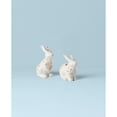 thumbnail image 4 of Lenox Butterfly Meadow Figural Porcelain Floral Bunny Salt & Pepper Shakers (2 Pack), 4 of 6