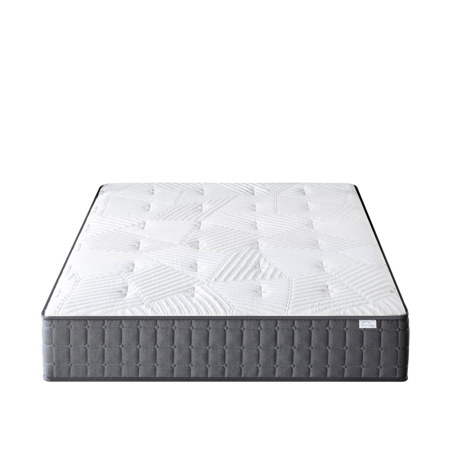 Zinus Spa Sensations 10 inch Charcoal and Copper Hybrid Memory Foam and Spring Mattress