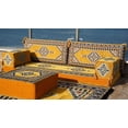 thumbnail image 4 of Floor Cushions Sofa, Arabic Majlis Seating Set, Yellow Modular Sofa, Turkish Sofa Set, Sleeper Sofa Bed, Arabic Floor Seating, Full Size Futon, Couch Bed, 4 of 4
