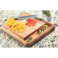 thumbnail image 4 of Ironwood Big Catch Cutting Board, Acacia Wood, 10.5" x 15" x 1.25", 4 of 7