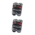 thumbnail image 2 of Guardoinrt Car Auto Audio Radio In Line Fuse Breaker Circuit For DC 12V Black 50A 2Set, 2 of 6