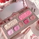 thumbnail image 3 of Paleta de maquillaje Flower Knows Strawberry Cupid, sombra de ojos, rubor, iluminador y contorno, todo en uno, con 4 mates y 3 som, 3 of 8