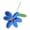 Blue, variant on SunRoad Hand-knitted Crochet Lily Bouquet Vibrant Color Non-fading Realistic Hand Woven DIY Craft Flower Gifts Home Wedding Decoration