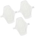 thumbnail image 1 of Phenofice 3 Pcs Couches en Tissu Imperméables Blanches pour la Vie Quotidienne Femmes Réutilisables, 1 of 8