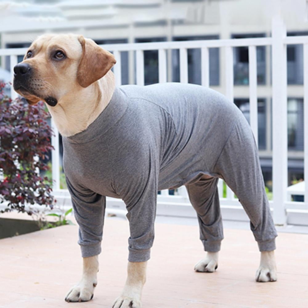 Beige Buffalo Plaid Christmas Clothes for Small Dog Pajamas Onesie PJS for Pet Back Length 12