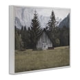 thumbnail image 4 of Stupell Industries Rustic Cabin Landscape Landscape Painting White Framed Art Print Wall Art, 14 x 11, 4 of 10