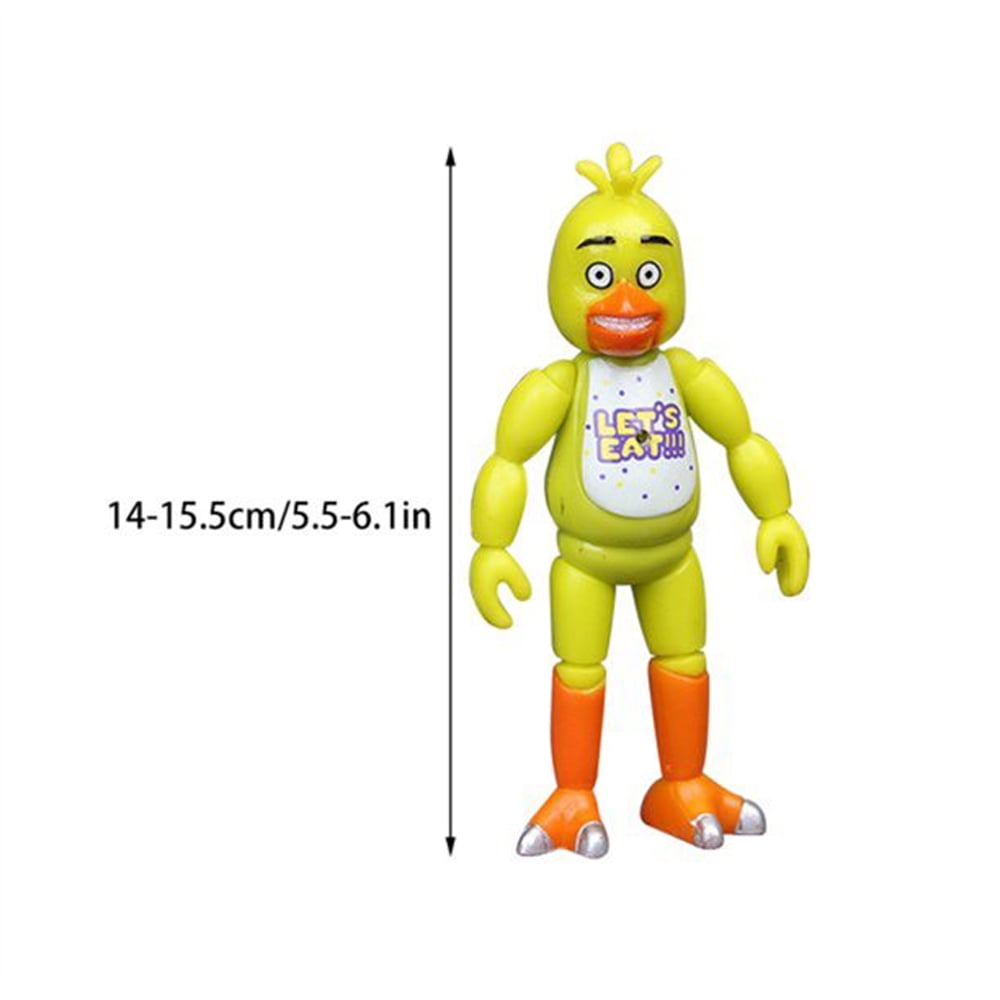 Five Nights At Freddy's FNAF 6'' Action Figures Sister Location Lightening  Movable Joint Action Figures Gift Toys 