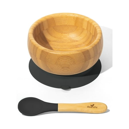 Baby Bowl   Spoon | Bamboo & Silicone
