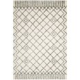 thumbnail image 1 of Safavieh Casablanca Shag 5' X 8' Hand Tufted Rug in Ivory and Gray, 1 of 9
