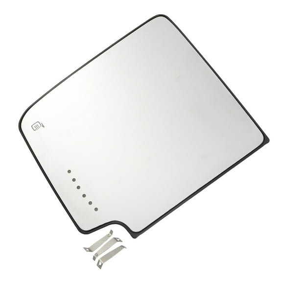 Unique Bargains 1 Pcs Car Driver Side Rearview Mirror Glass Left Upper Heated Mirror for Chevrolet Silverado 1500 2016-2018