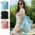 thumbnail image 7 of Elainilye Beach Bag, Swim Backpack - Swim Bag With Wet & Dry Compartments for Swimming, Beach, Camping - Swimming Equipment Backpack Bag Pool Bags, Blue, 7 of 7