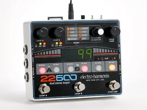 Electro-Harmonix 22500 Dual Stereo Looper Guitar Effect Pedal