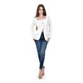 thumbnail image 5 of Blusa con botones metalicos Roman Fashion /Juvenil, 1912 (Blanco) blanco M, 5 of 5