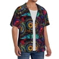 thumbnail image 2 of Kdxio Men'S Hawaiian Shirt For Men Short Sleeve Shirt Mandala Colorful Summer Casual Holiday Beach Button Down T-Shirts, 2 of 5
