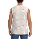 thumbnail image 4 of Balery Beautiful Rabbit Camisetas sin mangas para hombre, absorbe la humedad y protege contra el mal olor.-3X-Large, 4 of 7