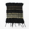thumbnail image 1 of 10-Piece Embroidery Thread Set - Cross Stitch Thread, suitable for hand embroidery and bracelet making, craft supplies.,black, 1 of 4