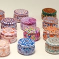 thumbnail image 3 of Caja pequeña de hierro para hornear galletas, caja para té con forma de rosa Luoshi, lata para velas, lata para dulces, tarro para velas, 3 of 6