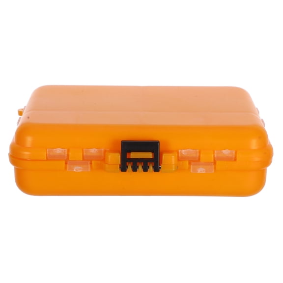 Alasum Fishing Tackle Box Orange ABS Durable and Stylish for Outdoor Activities