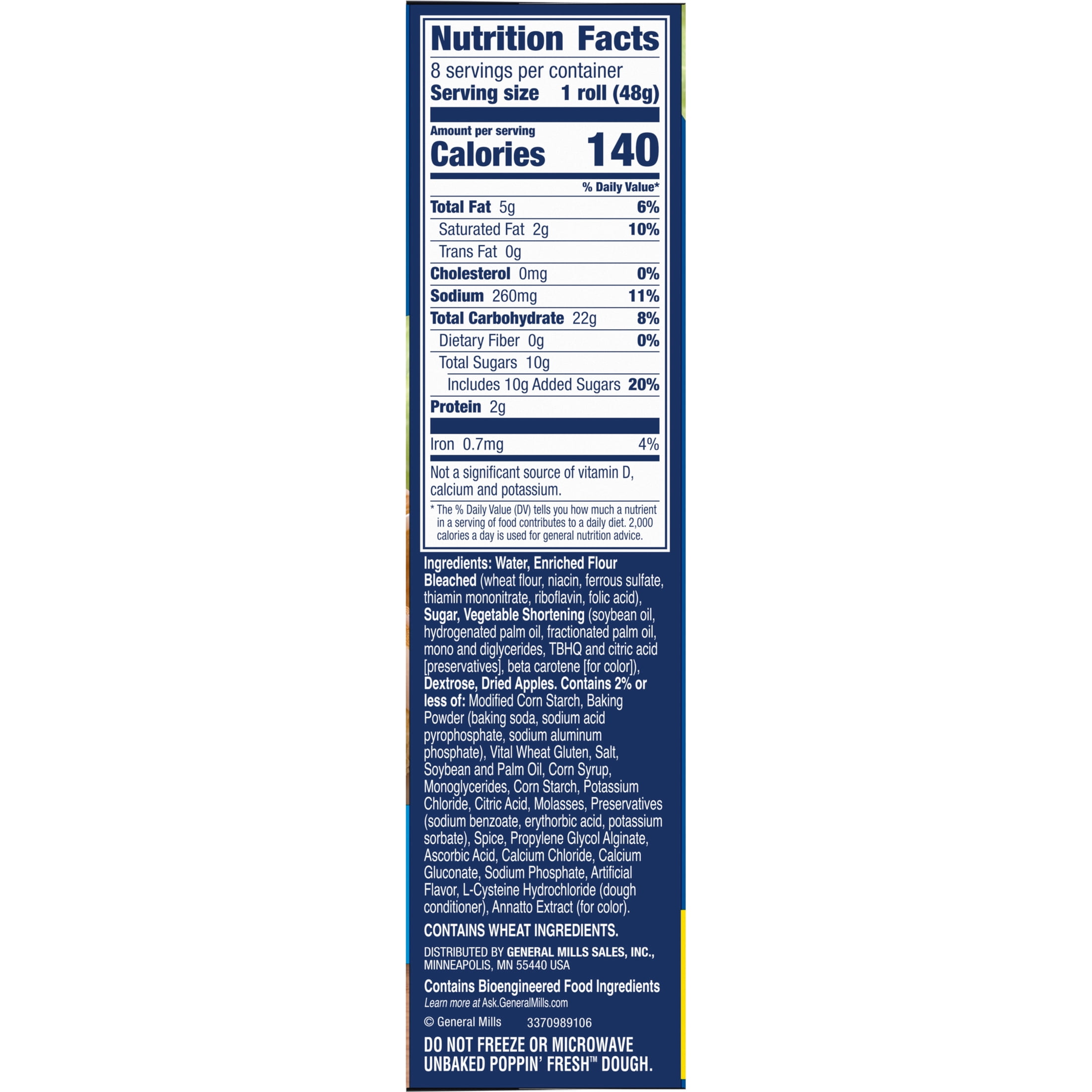 Pillsbury Filled Crescents, with Apple Filling and Icing, 8 Ct, 13.51 oz