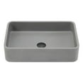thumbnail image 2 of Vinnova 9259-BAS-GR Avila Grey Concrete Rectangular Vessel Bathroom Sink, 2 of 8