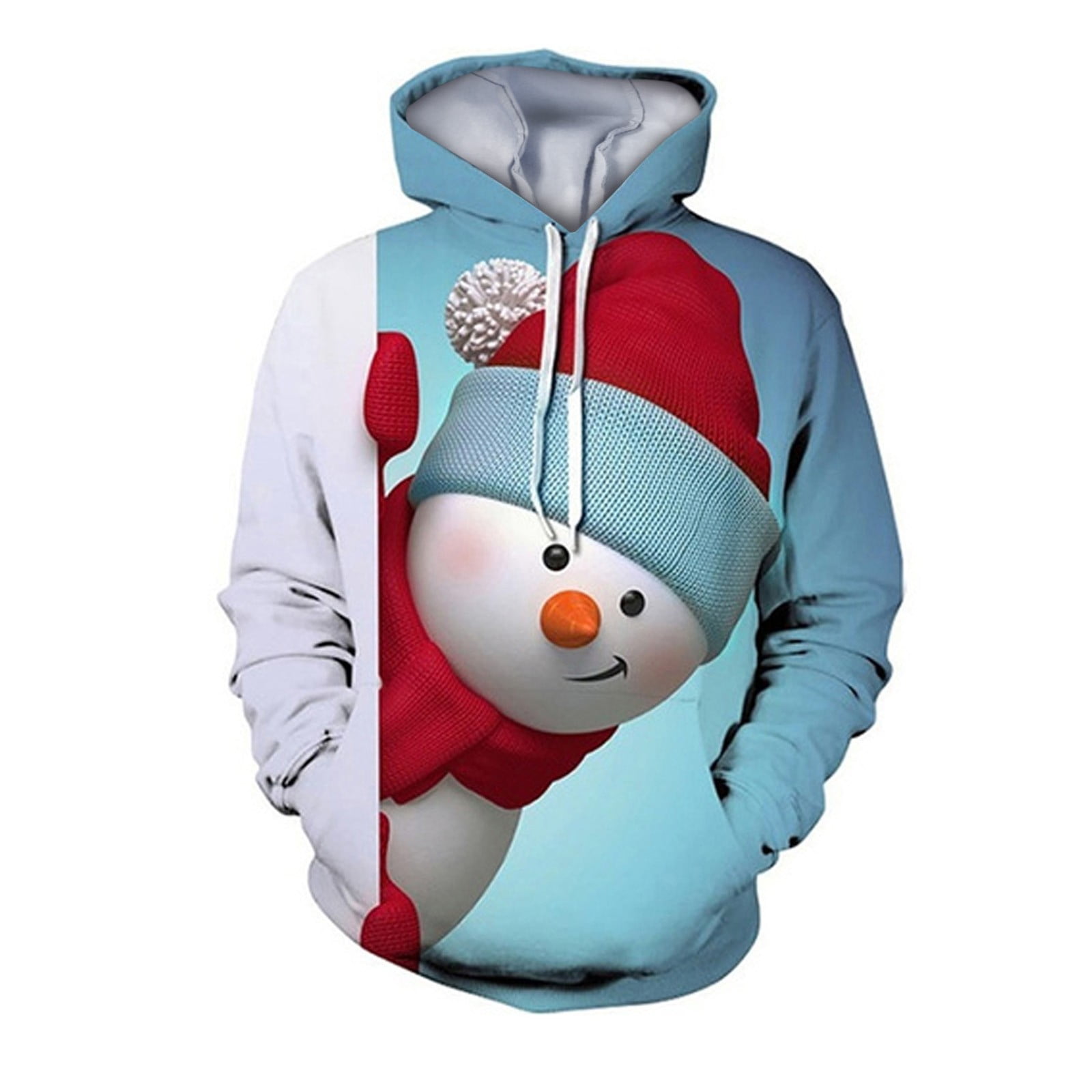 Women Men Christmas Jumpers,Novelty Funny Christmas Hoodie 3D Reindeer  Christmas Sweatshirt Hooded Pullover Sweat Top Tree Santa Elf Xmas Jumper  Christmas Tops Sale Clearance Plus Size S-4XL - Walmart.com