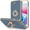 Gray, variant on Case for iPhone 8 Plus Case & iPhone 7 Plus Case Ring Holder Stand Magnetic Kickstand, Plating Rose Gold Edge Soft TPU Bumper Cover Shockproof Protective Phone Cases for Women Girls Boys, Mint