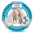 thumbnail image 4 of Aqua-Leisure G'ripped Flying Ring Air Disc for Children, Blue/Black, Great for the Backyard, Pool or Beach, 4 of 9