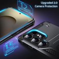 thumbnail image 2 of SHILIU-for Galaxy S25 Ultra Case with Stand, Military Grade Protective Phone Case with 360° Rotatable Metal Ring Kickstand [Support Magnet Mount] Compatible with Samsung Galaxy S25 Ultra, Black, 2 of 4
