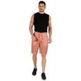 thumbnail image 5 of Inkmeso Casual Solid Elastic Waist Shorts For Men Loungewear With Pockets Cotton Short Pants, 5 of 7