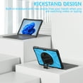 thumbnail image 3 of for Microsoft Surface Go 3 Case 2021, Surface Go 2 Case 2020, Surface Go Case 2018 Shockproof Heavy Duty Protection Hybrid with Kickstand, with Hand Strap, Compatible with Surface,Blue, 3 of 14