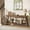 Brown, variant on Tribesigns 70.86-Inch 2-Tier Console Table: Farmhouse Entryway Table, Narrow Sofa Table Behind Couch, Rustic Brown