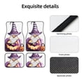 thumbnail image 4 of Balery Halloween Gnome With Pumpkins Juego de 4 Alfombrillas para Auto, Revestimientos de Caucho Resistente, Diseño Antideslizante, 4 of 7