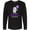 AB-Black, variant on Inktastic I Support Alzheimer's Awareness Elephant with Balloon Long Sleeve T-Shirt