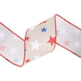 thumbnail image 3 of LaRibbons 2 1/2" Wired Ribbon | Red/White/Blue Stars | 10 Yard Roll, 3 of 12