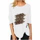 thumbnail image 1 of Camiseta de manga larga con cuello redondo y estampado informal a la moda para mujer Fridja  fjkfkj1467, 1 of 5
