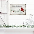 thumbnail image 7 of LifeSong Milestones "Happy Holidays" Wood Cardinal Christmas Wall Art Decor for Home, 7 of 7