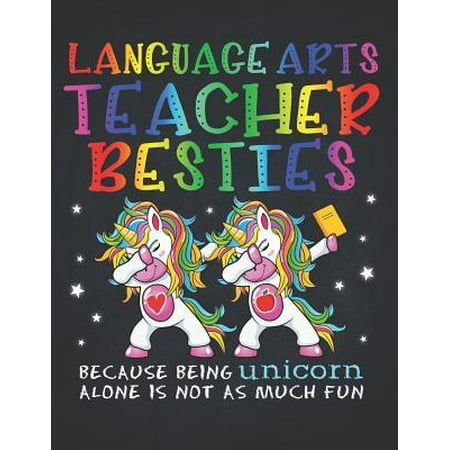 Unicorn Teacher: Language Arts Teacher Besties Teacher's Day Best Friend 2020 Planner Calendar Daily Weekly Monthly Organizer Magical d