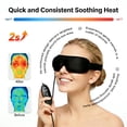 thumbnail image 3 of Dry Eye Mask with Heat, Heated Eye Mask for Tired Eyes and Warm Compress Comfort, USB Powered Sleep Mask with Soft Plush Fabric, 3 Heat Levels and 4 Timers for Daily Eye Care, 3 of 7