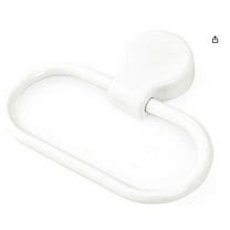 Voiceine 3PCS Plastic Towel Ring Self Adhesive Hand Towel Holder Thicken Stick Hand Towel Rack No Drilling Wall Hand Towel Hanger for Bathroom Kitchen