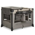 thumbnail image 1 of Evolur Cozy Cove Deluxe Playard, Beige, 1 of 9
