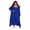 Blue, variant on Women Plus Size 3 Piece Outfit Set High Stretch Fall Winter Casual Sexy Tracksuit Set