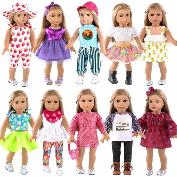 146pc Doll Dream Closet Wardrobe Doll Clothes and Accessories for